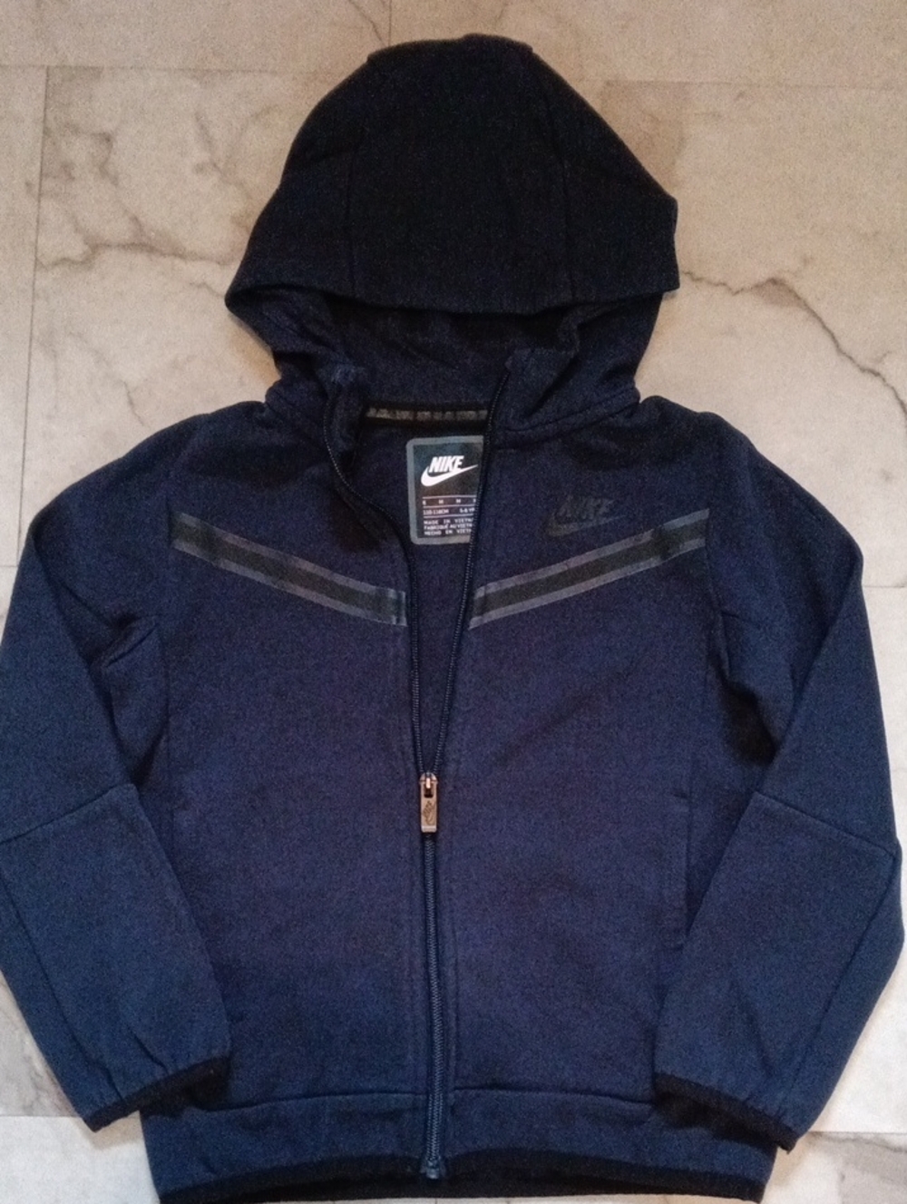 Nike Dark Navy Hooded Track Sweatshirt